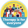 Logo Badge showing diverse community. Find Shelby Johnson, PhD on mentalhealthmatch.com. Therapy is for everyone.
